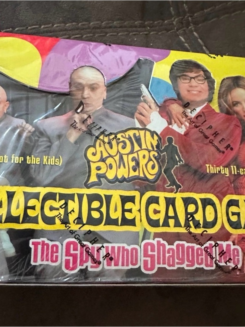 Austin Powers Collectible Card Game - Colorful Retro Box
